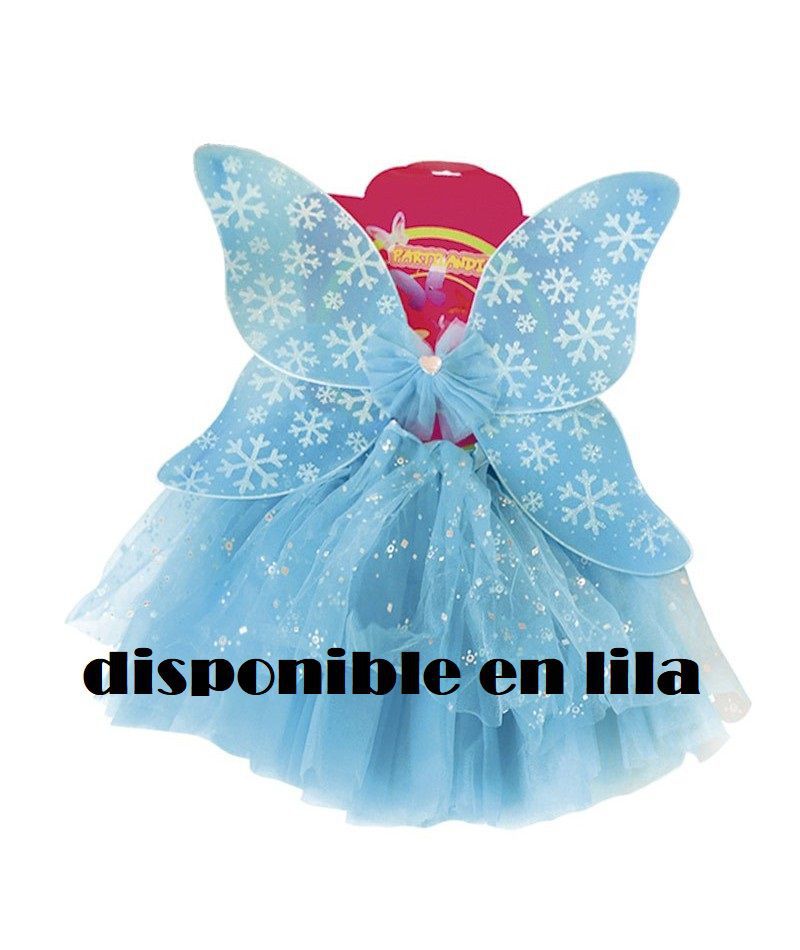 [15202-42] conj.mariposa tutu nieve lila