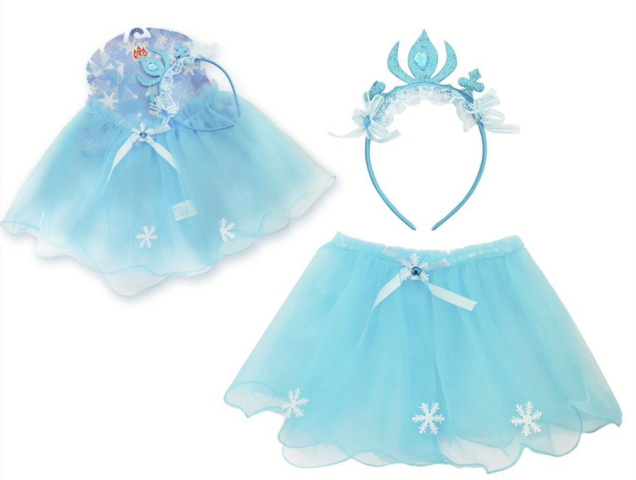 [T18030HS] TUTU Y DIADEMA COPO DE NIEVE