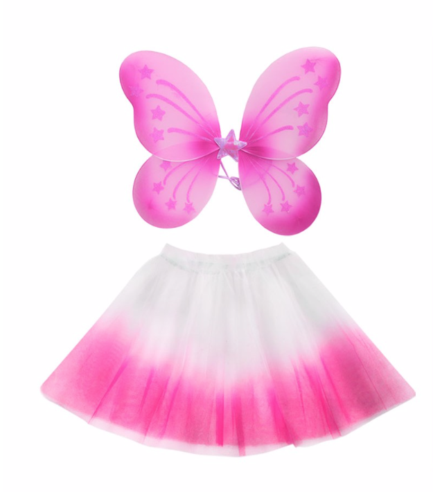 [A16225MLY-ROSA] MARIPOSA TUTU DEGRADADO ROSA
