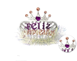 [71409] CORONA FELIZ CUMPLE ESPUMILLON