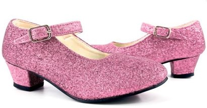 [T22ROSA] TACON ROSA CLARO PURPURINA (22)