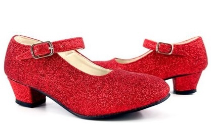 [T22ROJO] TACON ROJO PURPURINA (22)