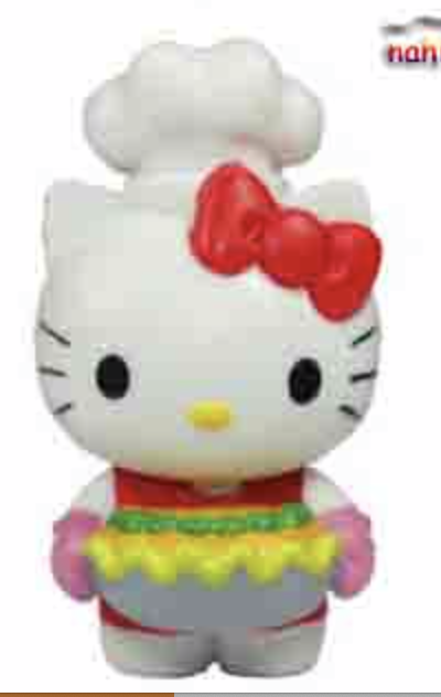 [70044] 7004-HELLO KITTY COCINERA-( Samrio - 6 Cm.)