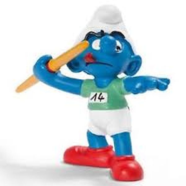 20744 PITUFO OLIMPICO JABALINA