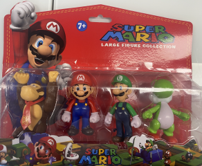 BLISTER 4 figuras mario bros