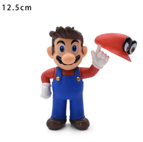 MARIO BROS CON GORRA EN LA MANO ROJA
