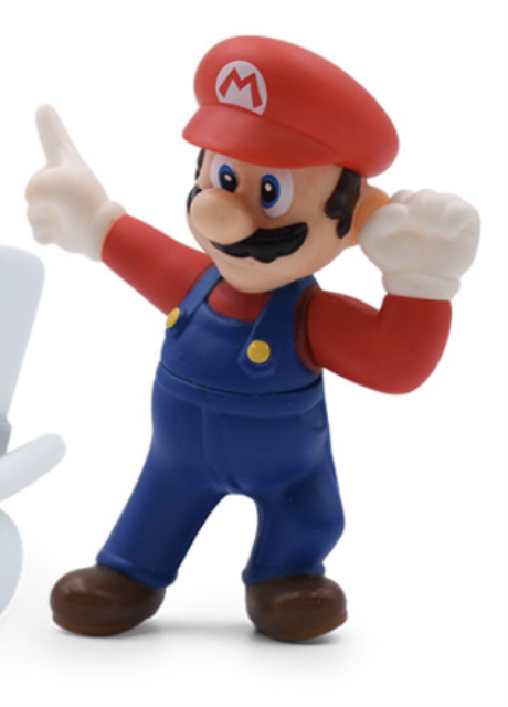 MARIO BROS DEDO SEÑALANDO