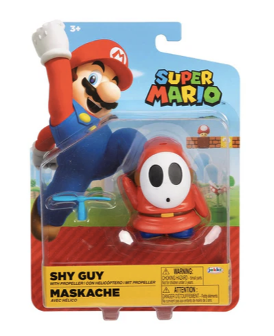 Super Mario 10 cm - Shy Guy Rojo