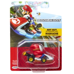 Super Mario -  Mini Kart 6 cm- Shy Rojo