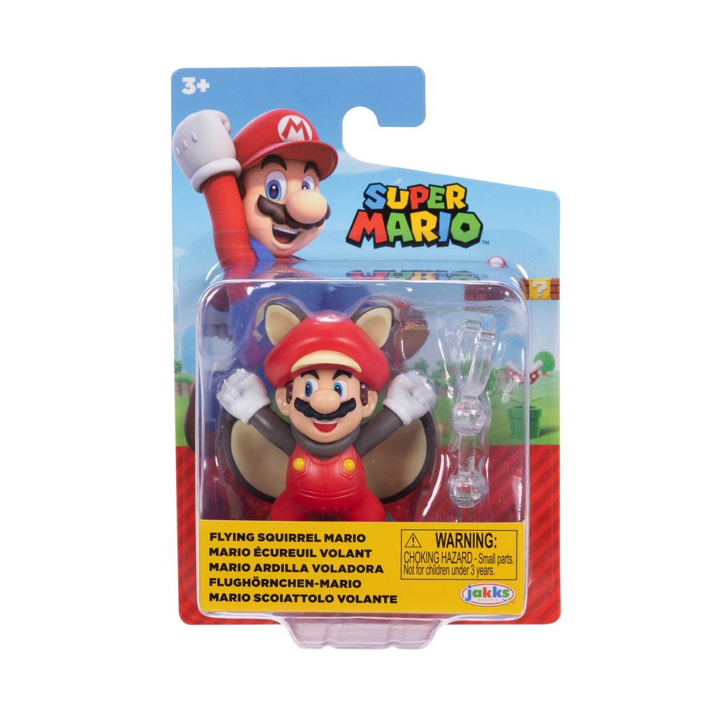 Super Mario 6 cm - Mario Ardilla voladora