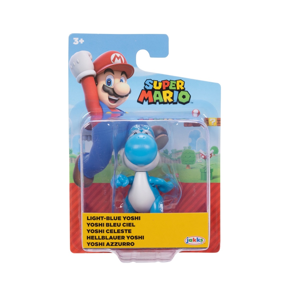 Super Mario 6 cm - Light blue Yoshi