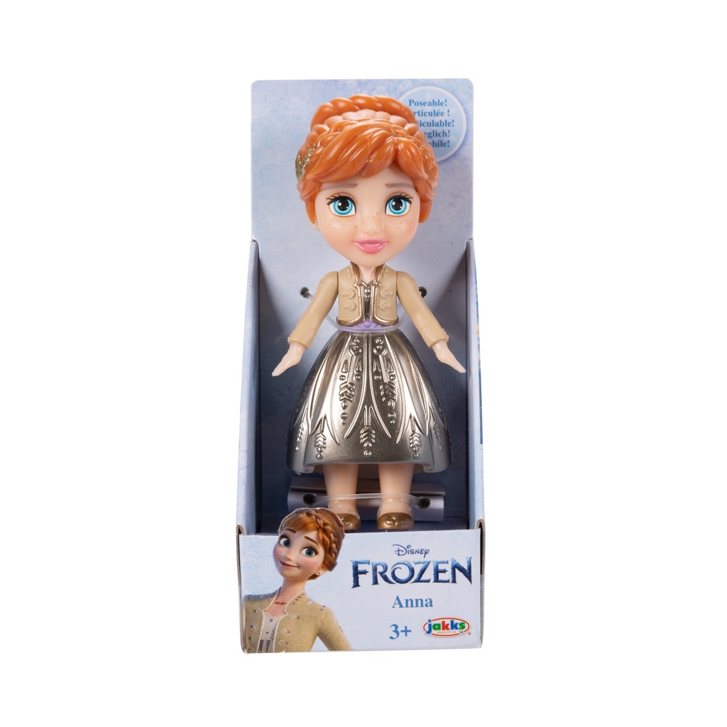 Mini Muñecas 8 cm - Anna dorada