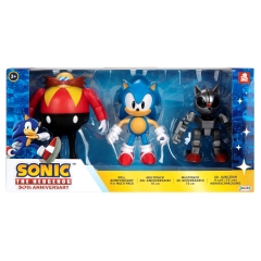 Sonic - Pack de 3 Figuras de 10 cm