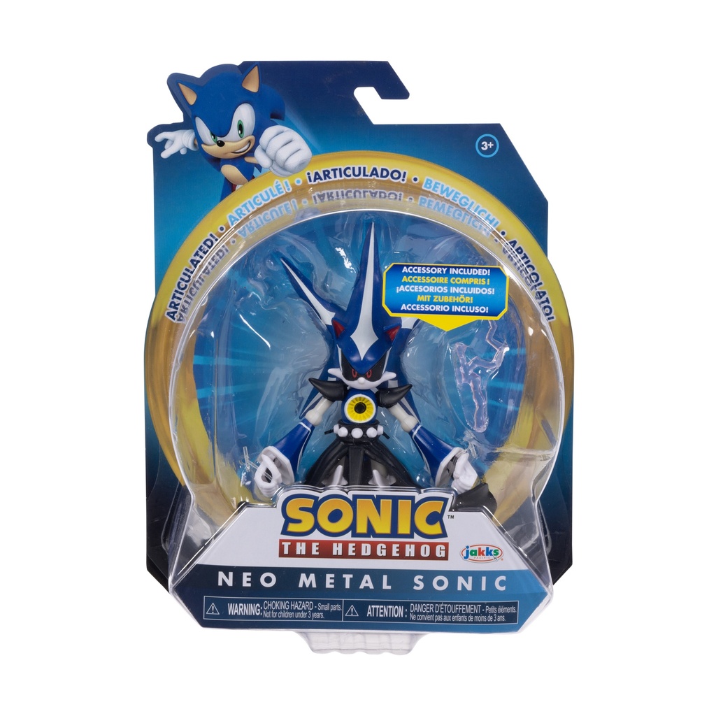 Sonic - figuras 10 cm con Accesorio- Neo metal sonic