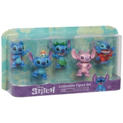 BLISTER 5 FIGURAS STITCH DISNEY 7CM