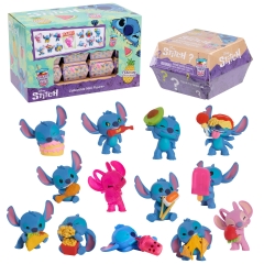 MINIFIGURAS SORPRESA STITCH BURGER 5 CM