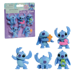 BLISTER 5 MINI FIGURAS STITCH DISNEY