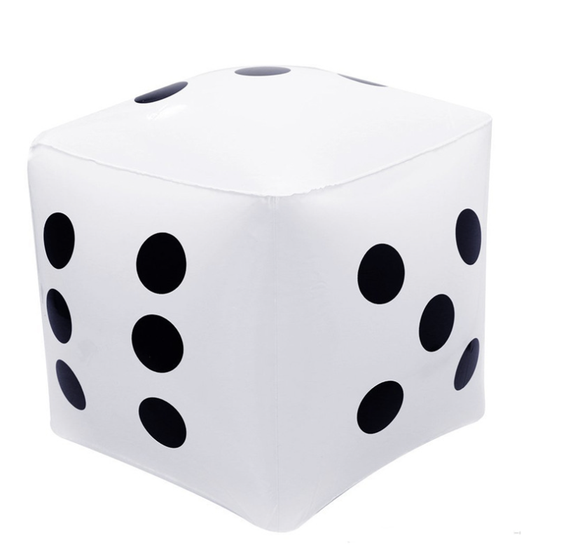Dados inflables 30cm x 30 cm