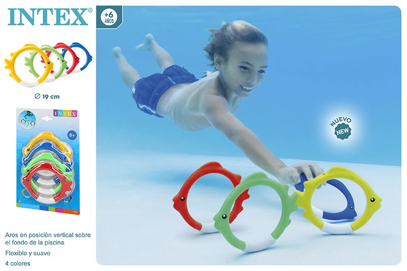 JUEGO DE AGUA AROS - 4 COLORES