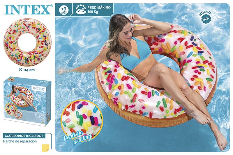 RUEDA DONUT BLANCO - D114 CM