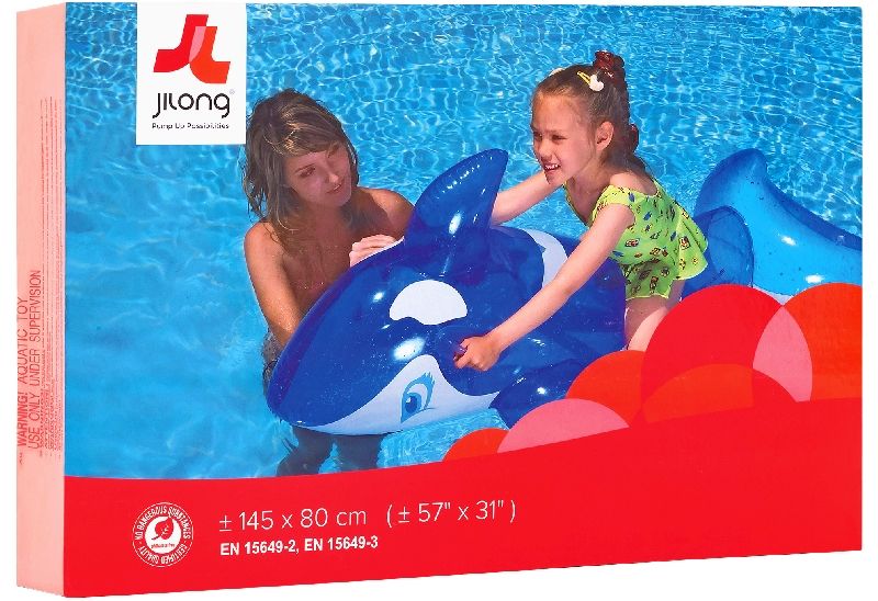 Inflable Ballena transparente