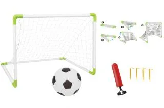 [41214] PORTERIA FUTBOL 84X61,5CM C/INFLADOR/BALON