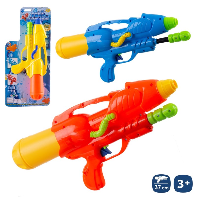 PISTOLA DE AGUA CON CEBADOR 3/C 37 CM