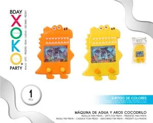 [574599] PACK MAQUINA DE AGUA Y AROS COCODRILO