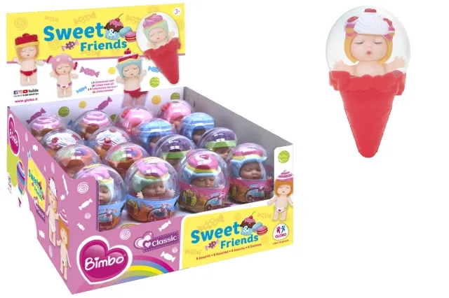 [39367] CAKE HAT MINI DOLL HELADO 8DIF.
