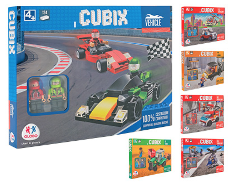 CONSTRUCCION CUBIX VEHICULO 153PZS.6 DISTINTOS