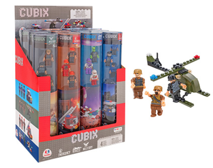 CONSTRUCCION EN TUBO W/3 CHARACTERS 12PCS D/B 4ASST.