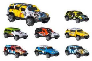 [41024] COCHE METAL RETRACTIL C/4PCS