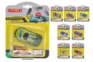 [42012] COCHE RETRACTIL CHOQUE 1:64 360º 8DIST.