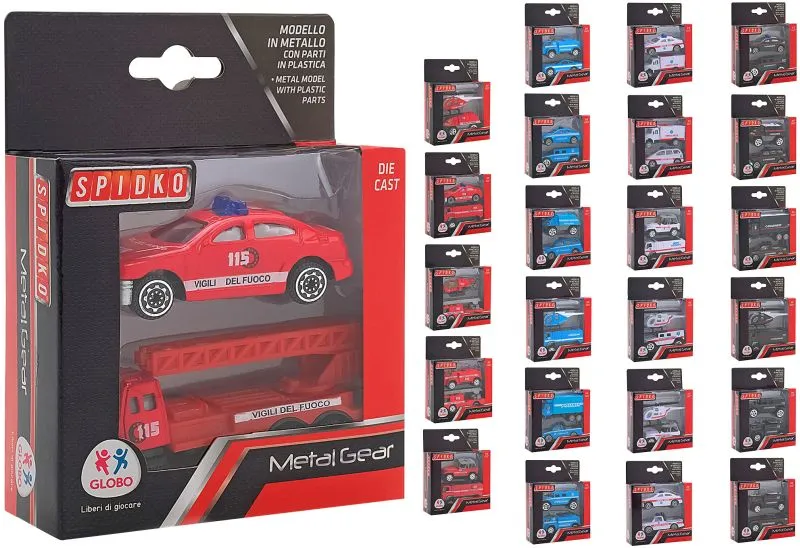 [37597] COCHE POLICIA/BOMBERO/RESCATE 2PZS. EXPOS.