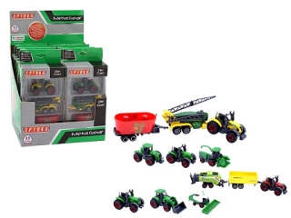 VEHICULOS DE GRANJA 8 PCS D/BOX DIE CAST