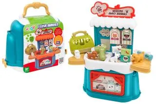 [42155] MALETA TIENDA ANIMALES C/ACC/ANIMLS. 23PCS