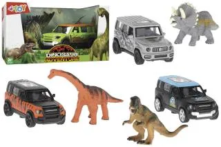 [42196] 1:43 COCHE METAL C/DINOSAUR.4 DIST.