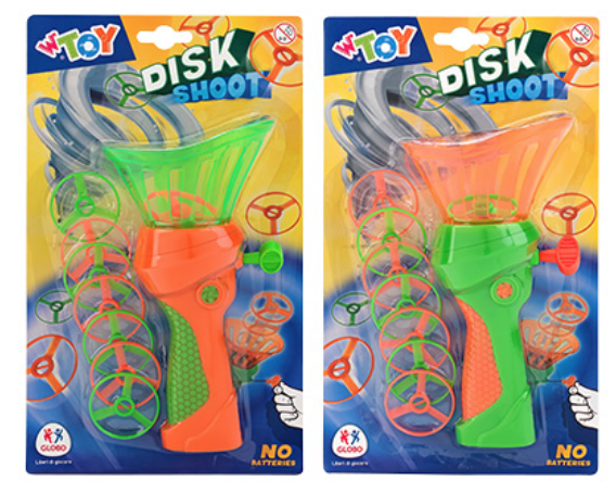 [39268] LANZA MINIDISCOS 8PCS 2 COL.