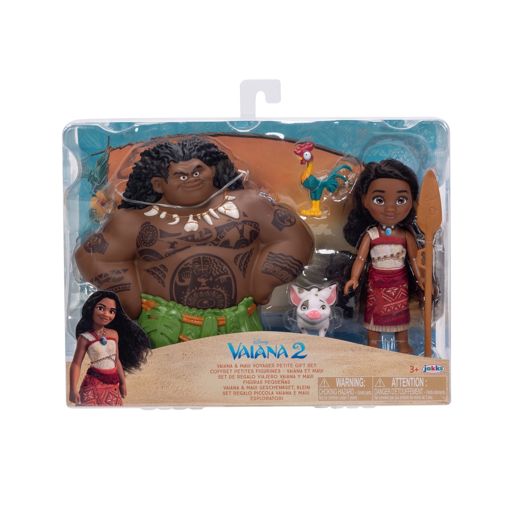 Disney Vaiana II - Set de Regalo Viana & Maui de 15 cm