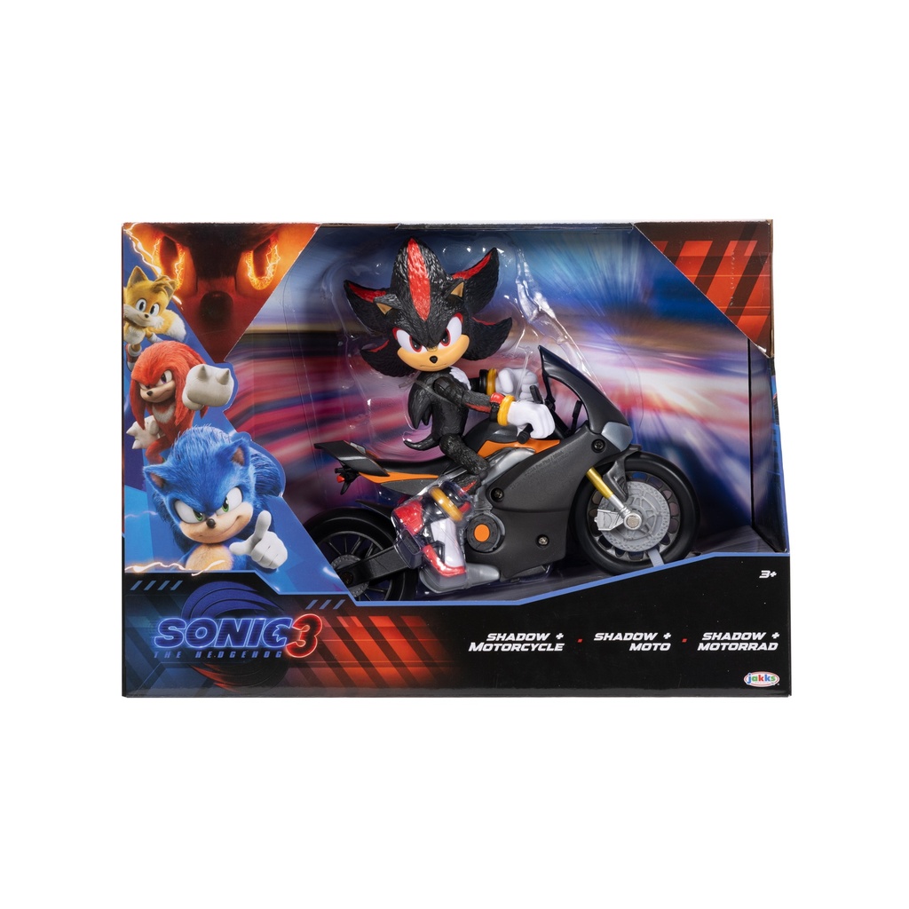 Sonic 3 Shadow 13 cm + Motocicleta