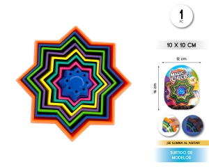 JUGUETE ANTIESTRES ESTRELLA MULTICOLORES