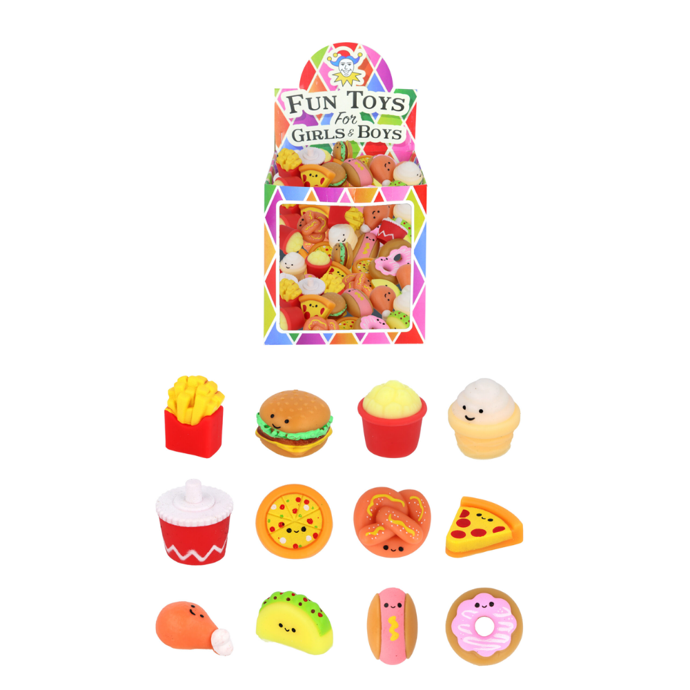 MINI SQUISHY FAST FOOD 4-5CM 12 MODELOS