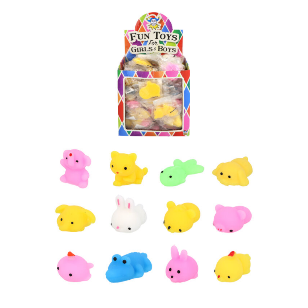 MINI SQUISHY ANIMALES CUTES 5CM 12 MODELOS