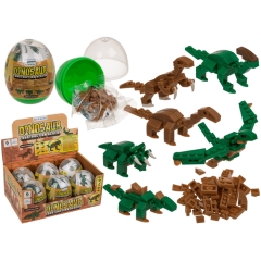 BLOQUES DE CONSTRUCCIÓN DINOSAURIO 9CM CAJA EXPOSITOR