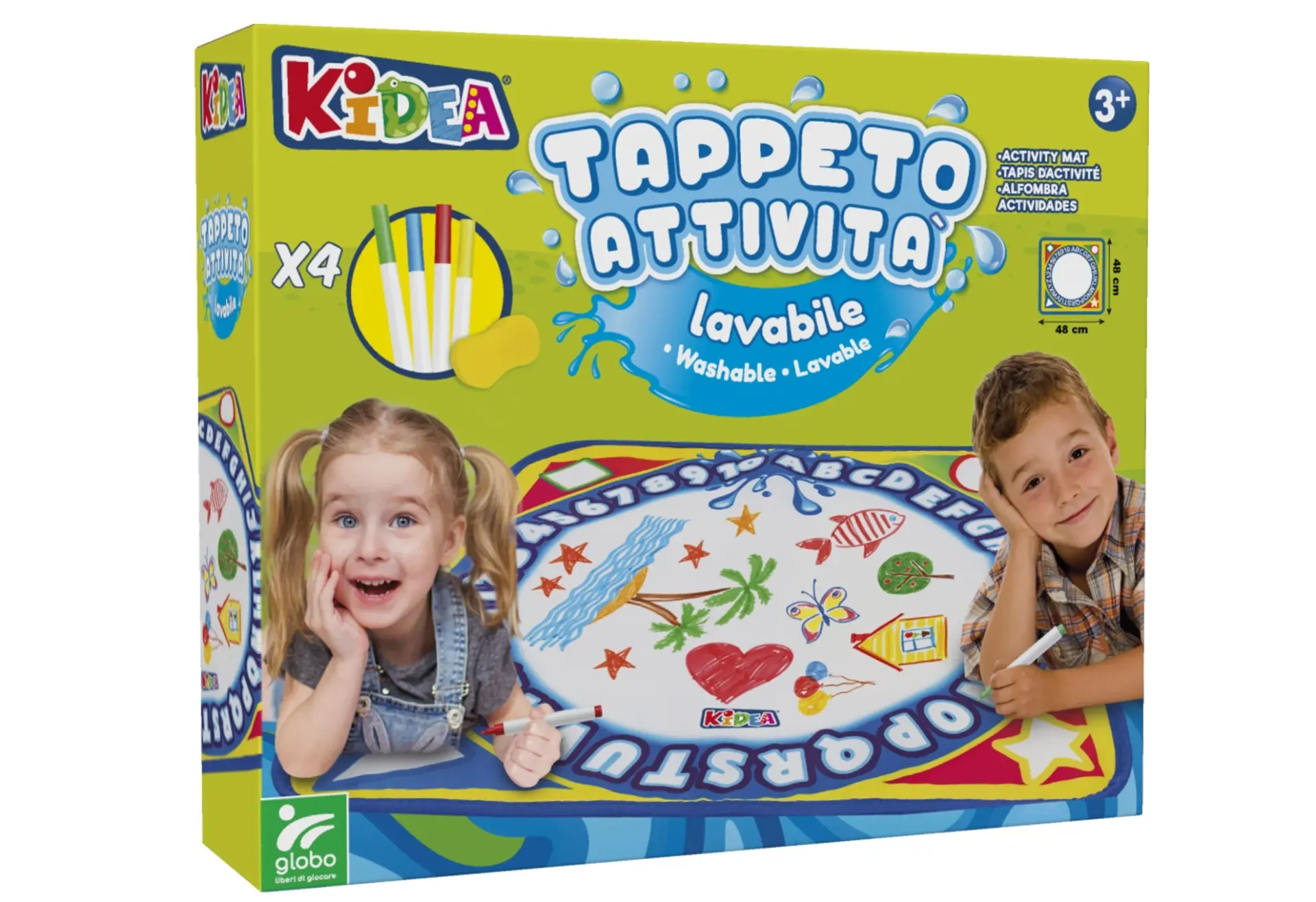 [40910] KIDEA PLAYMAT DE ACTIVIDADES LAVABLE 48X48CM