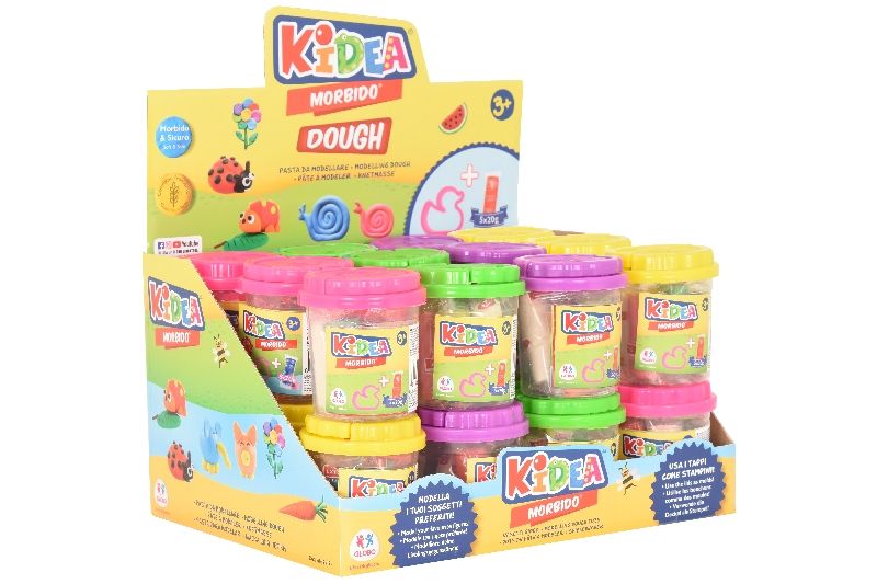Cubo plastilina 5rollos + molde