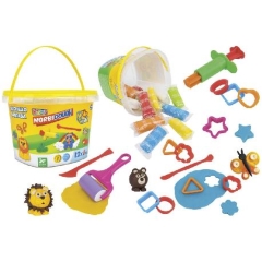 CUBO PLASTILINA  10X50g C/ACCES.