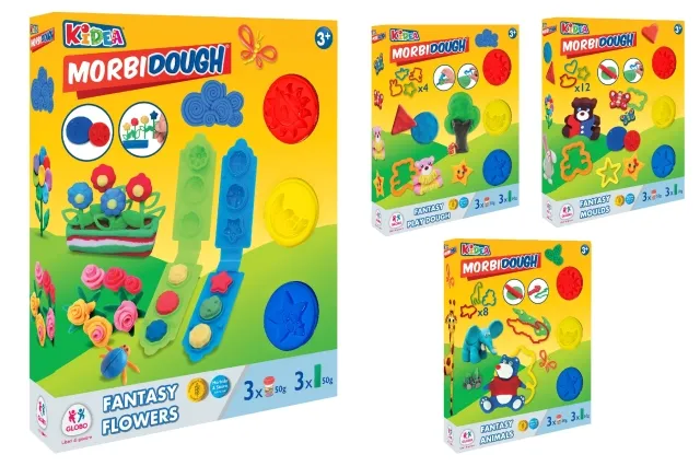 [37679] SET PLASTILINA 3COLORES CREA ANIMALES