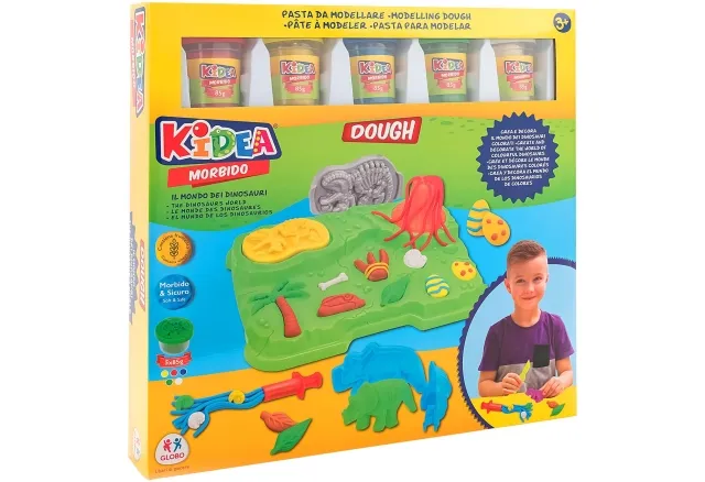 [39031G] PLASTILINA DINOSAURIOS C/ACCESORIOS 5X85GR