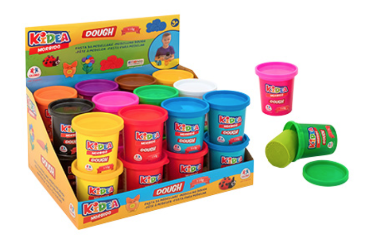 BOTES DE PLASTILINAS 110gr 24PCS D/BOX 10ASST COL